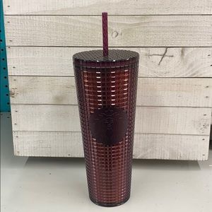 Starbucks Disco Ball Plum Tumbler